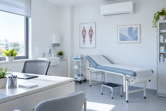Climatizare in spatii: split mural intr-un cabinet medical