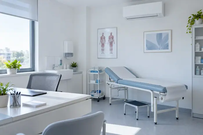 Climatizare in spatii: cabinet medical cu split mural