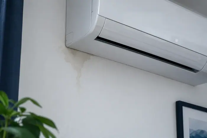 Climatizare in spatii: urma de apa mentionata in cererea de service
