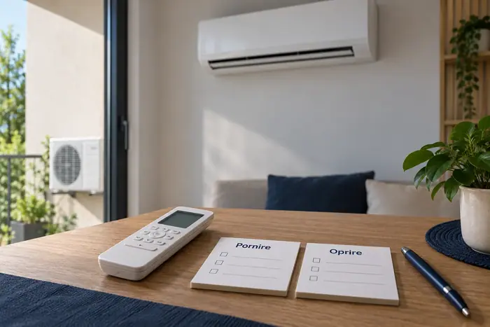 Climatizare in spatii: mirosul descris prin momentul aparitiei