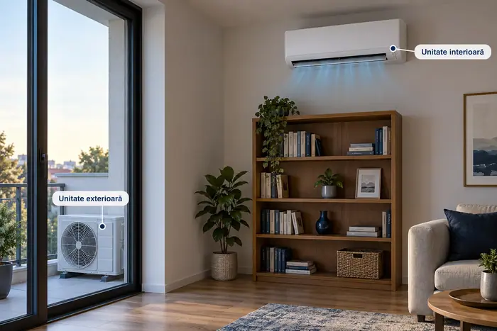 Climatizare in spatii: tavan inalt si amplasarea unitatii