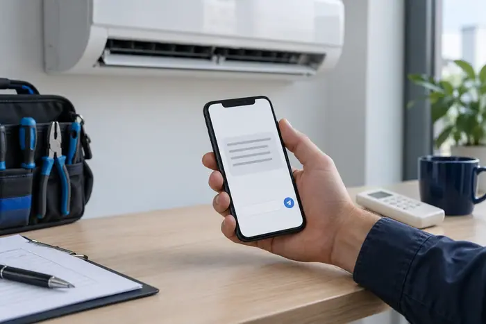 Interventie la firma: text de cerere verificat pe ecran inainte de expediere