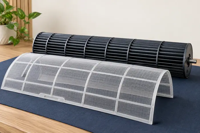 Filtre si schimbator: filtrul si turbina au suprafete diferite