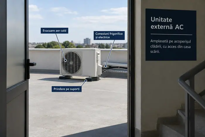 Unitate exterioara: amplasarea exterioara si conditiile de acces