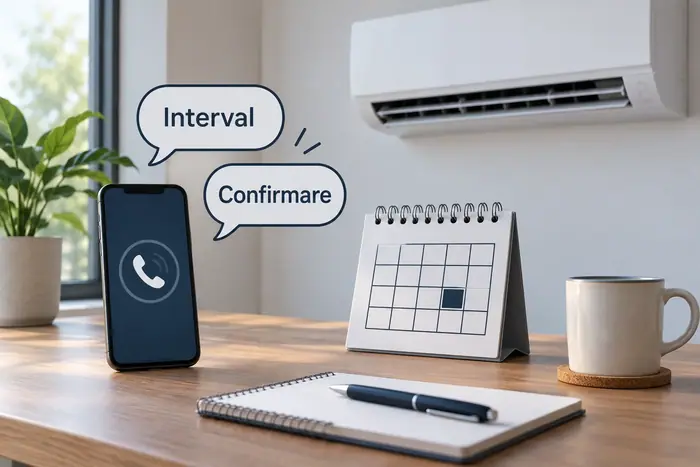 Climatizare in spatii: observatii si conditii pentru programare si verificare