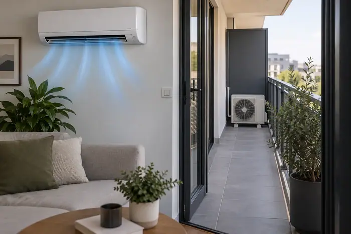 Unitate exterioara: balcon ingust si acces limitat la exterior