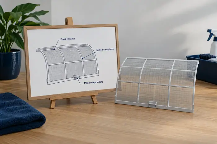 Climatizare in spatii: imagine explicativa a unei componente