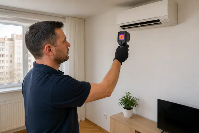 Revizie pe contract: verificarea temperaturii la aerul conditionat
